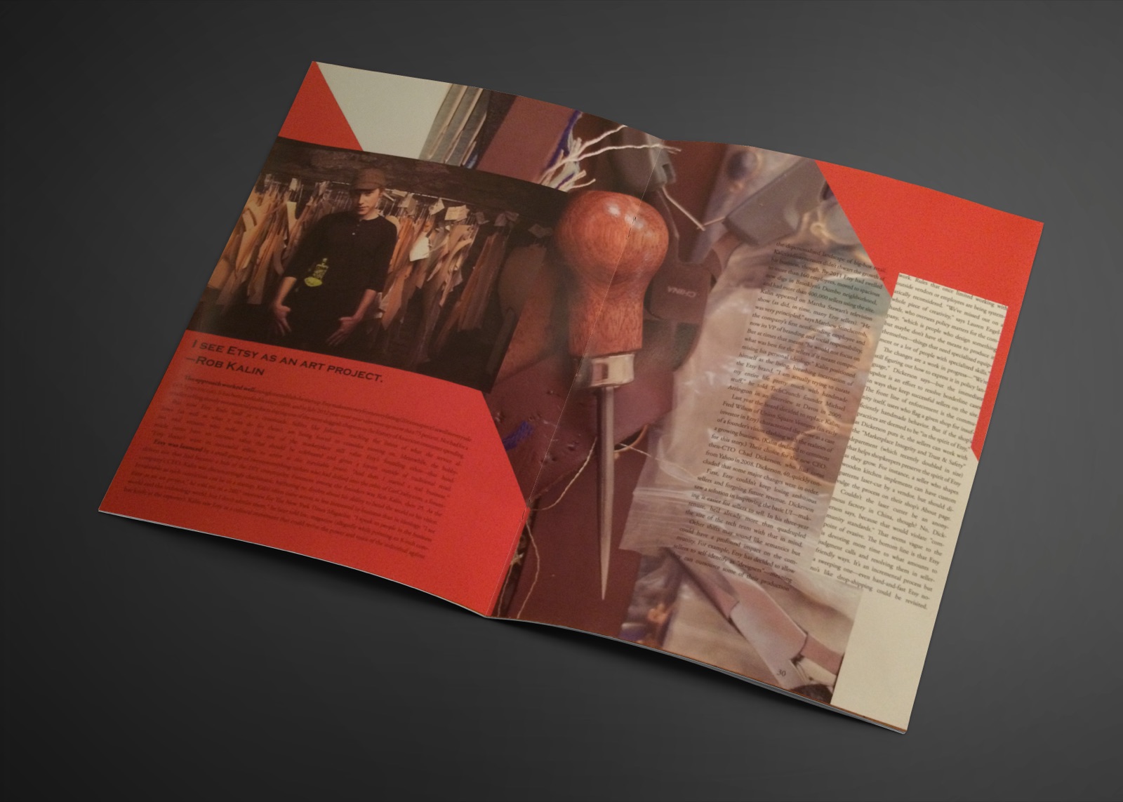 Wired Magazine Etsy feature, spread 2