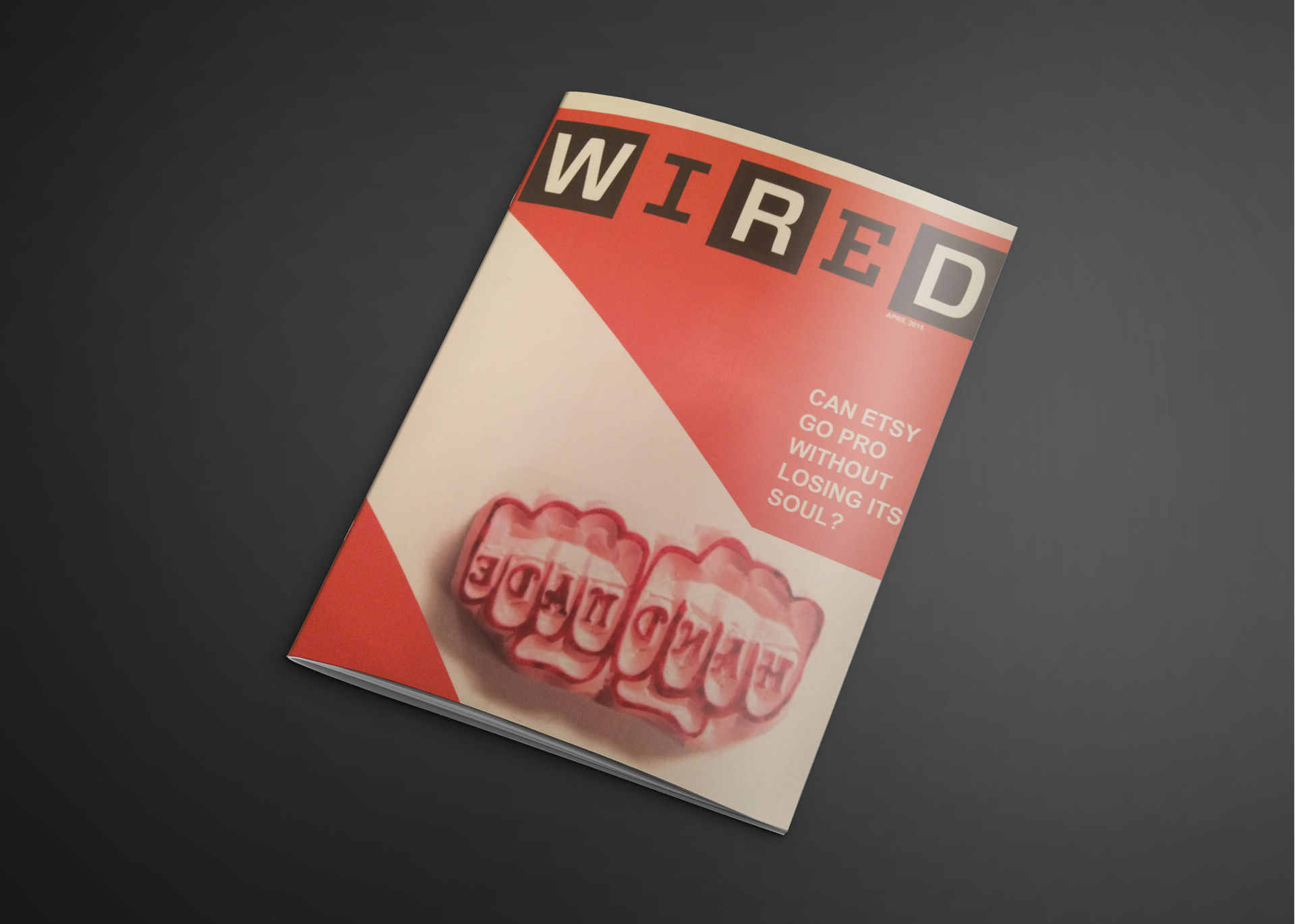 Wired Magazine layout design